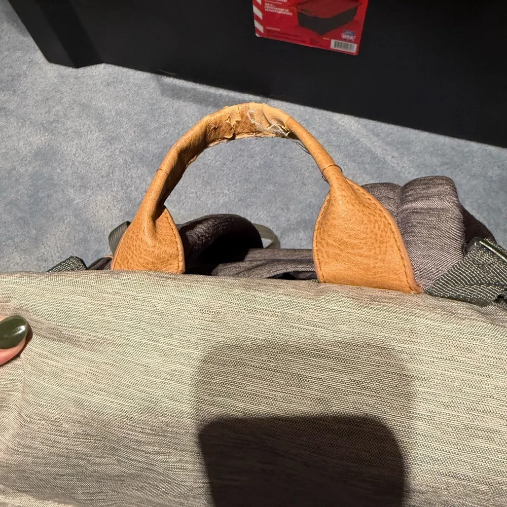 Eddie Bauer First Adventure Grey Diaper Bag Baby Tote
